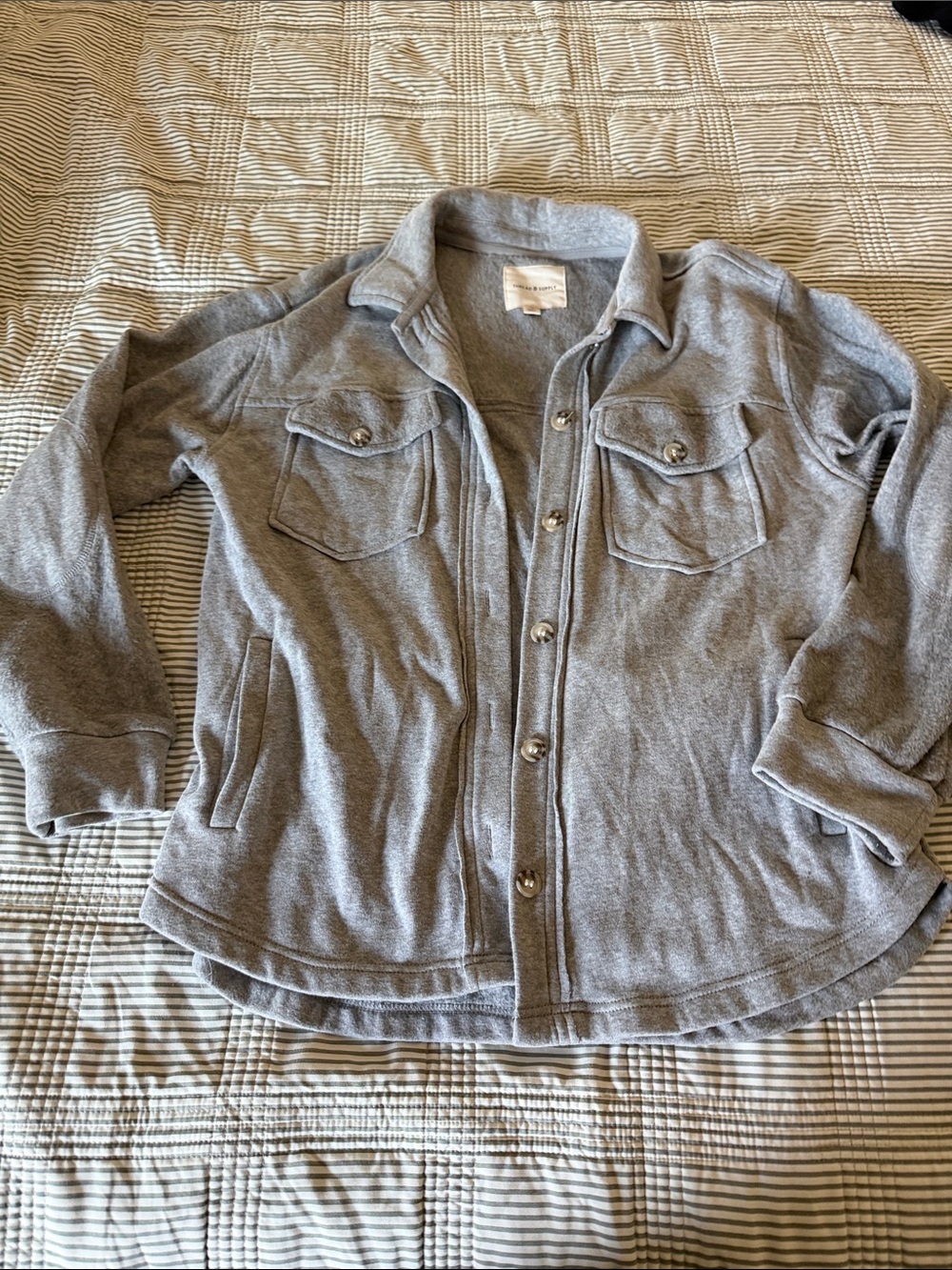 Thread & Supply Gray Utility Jacket